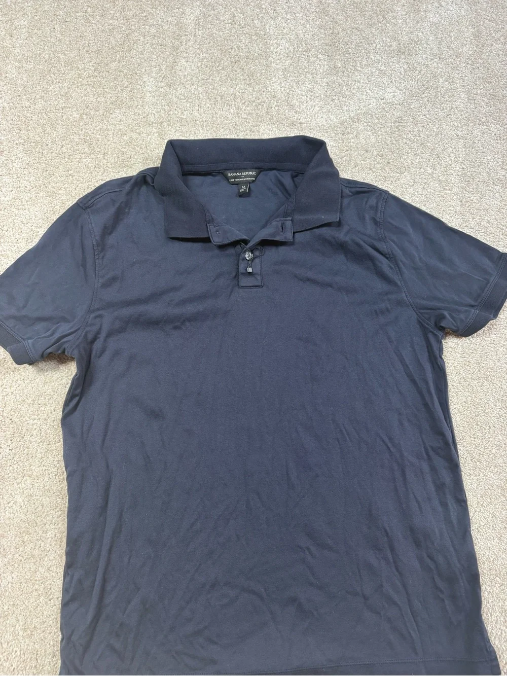 Banana Republic Men's Dark Blue Polo Shirt